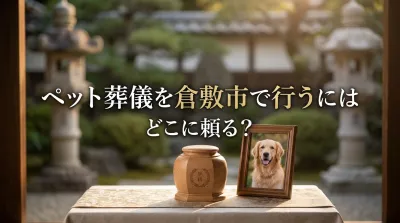 ペット葬儀を倉敷市で行うにはどこに頼る？