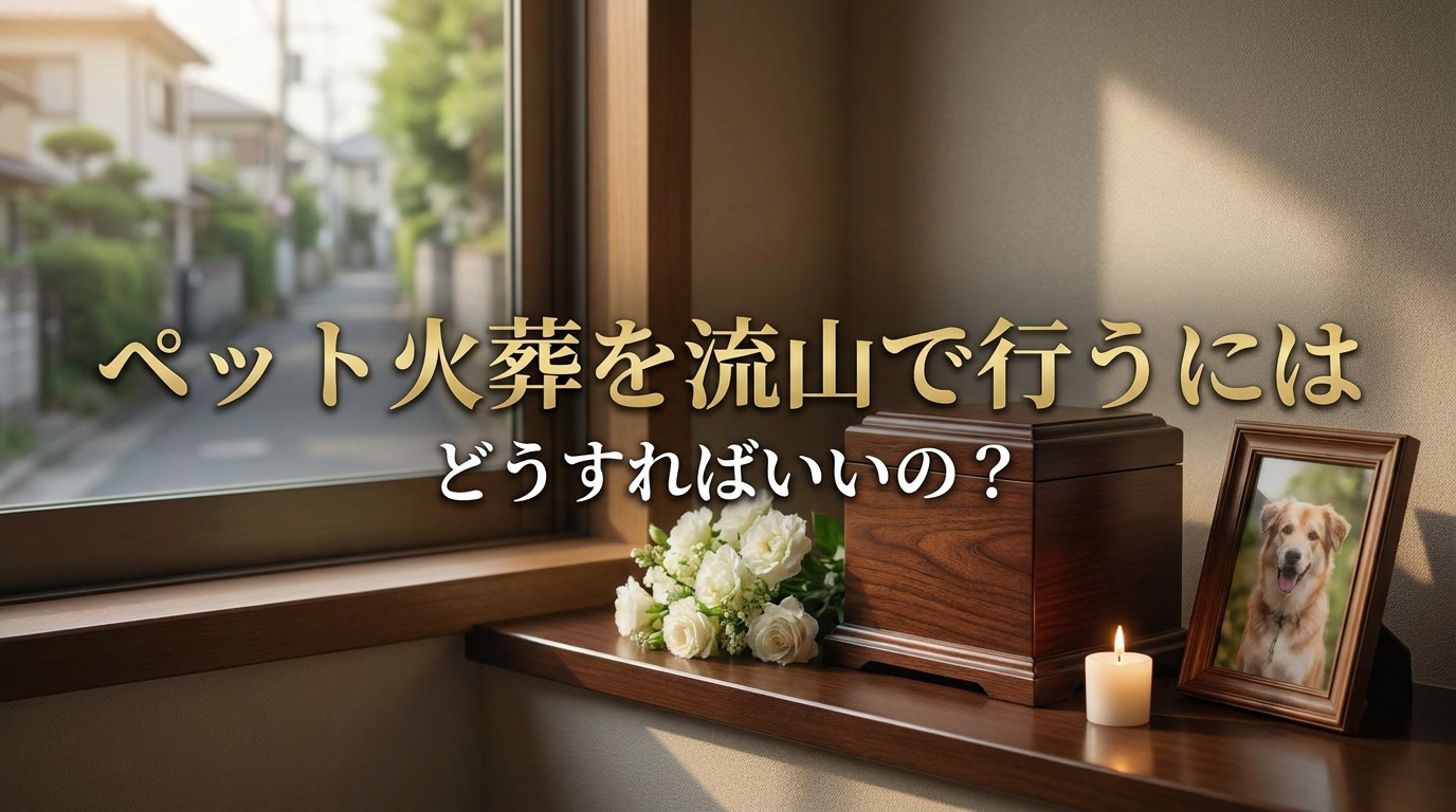 ペット火葬を流山で行うにはどうすればいいの？
