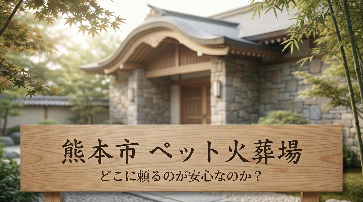 熊本市 ペット火葬場はどこに頼るのが安心なのか?