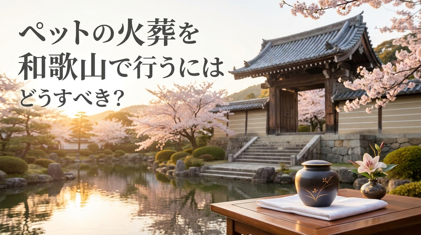 ペットの火葬を和歌山で行うにはどうすべき？