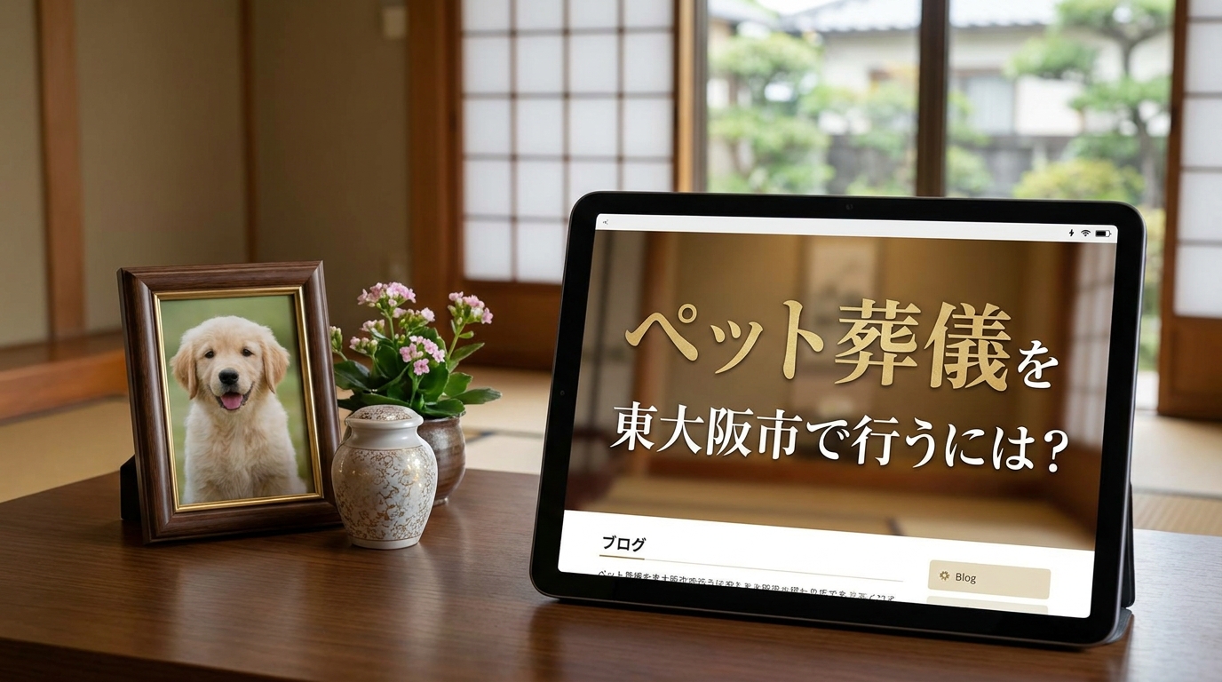 ペット葬儀を東大阪市で行うには？