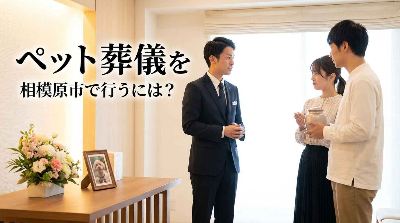 ペット葬儀を相模原市で行うには？
