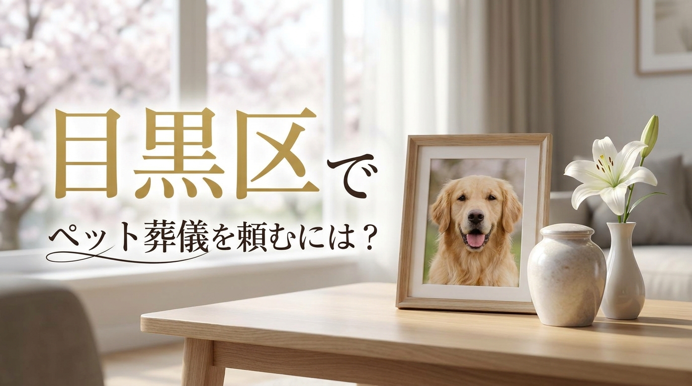 目黒区でペット葬儀を頼むには？