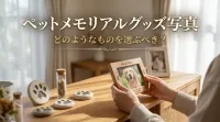 ペットメモリアルグッズ写真はどのようなものを選ぶべき？