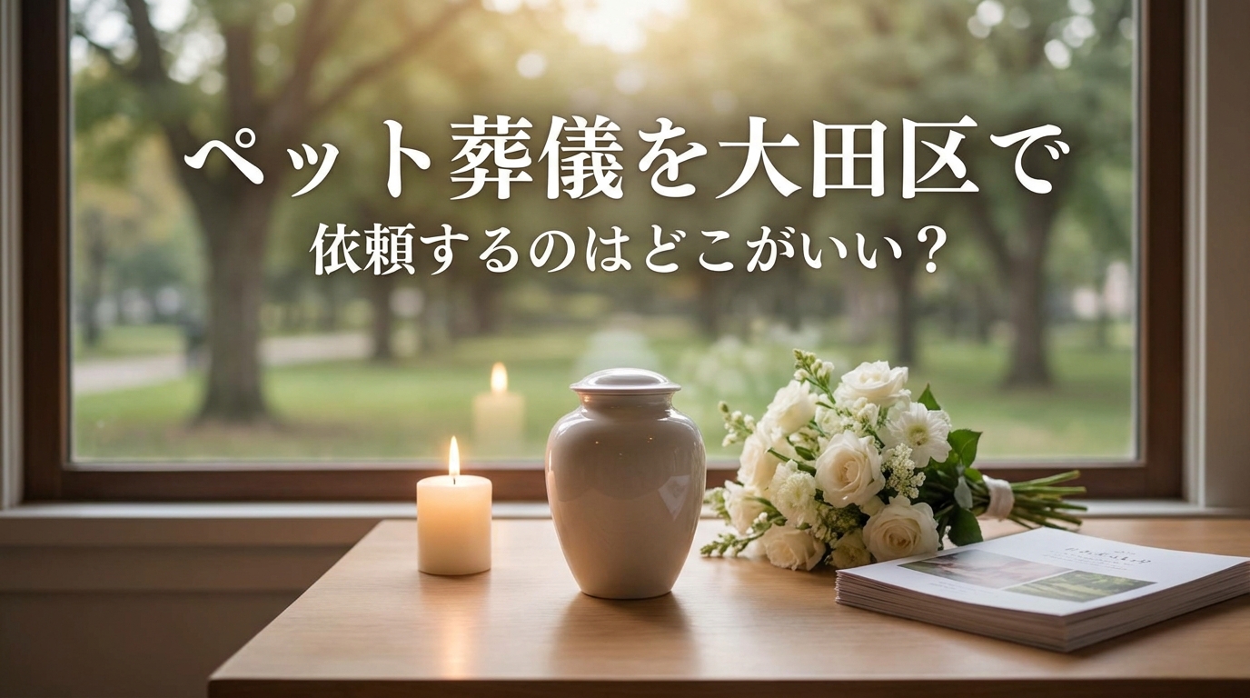 ペット葬儀を大田区で依頼するのはどこがいい?