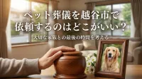 ペット葬儀を越谷市で依頼するのはどこがいい？