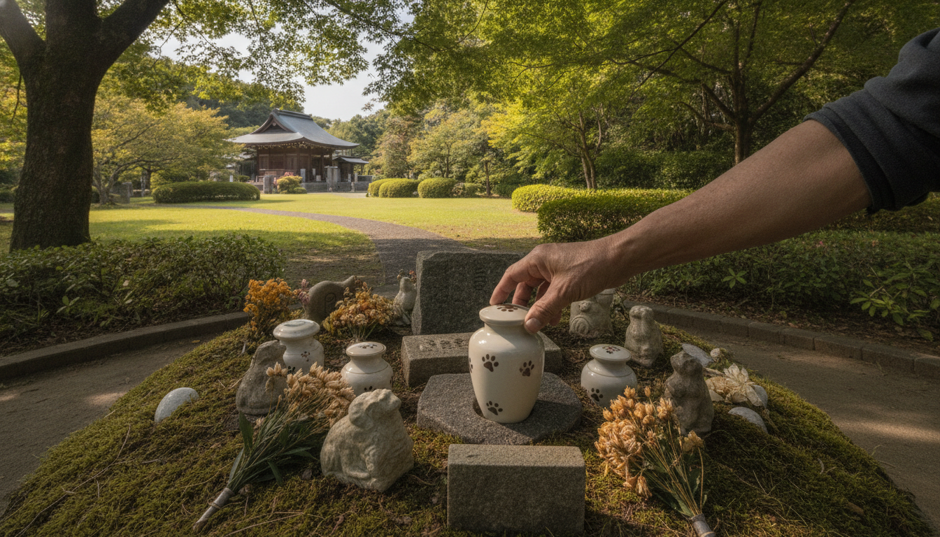 ペットの遺骨を共同墓地に納めることは後継ぎがいない終活として適切か？