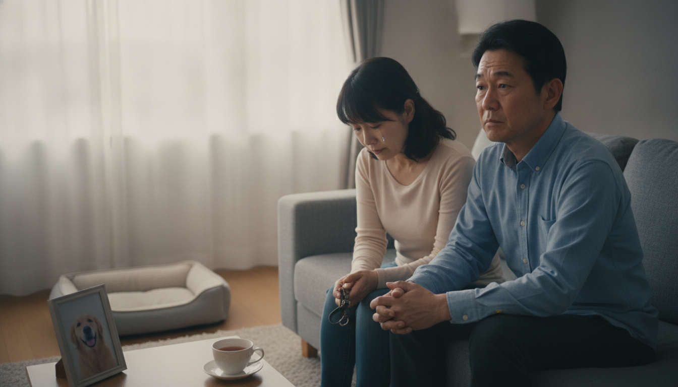 夫が普段通りに見えるのは悲しんでいないからなのか？