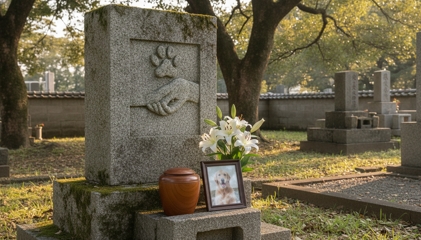 ペットの遺骨を人間と同じお墓に入れることは法律違反なのか？