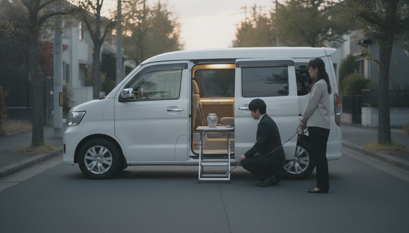 移動火葬車の骨上げや道路での利用は大丈夫?